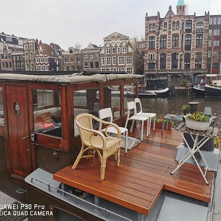 Waterloo Square River Vieuw Houseboat Amesterdão Exterior foto