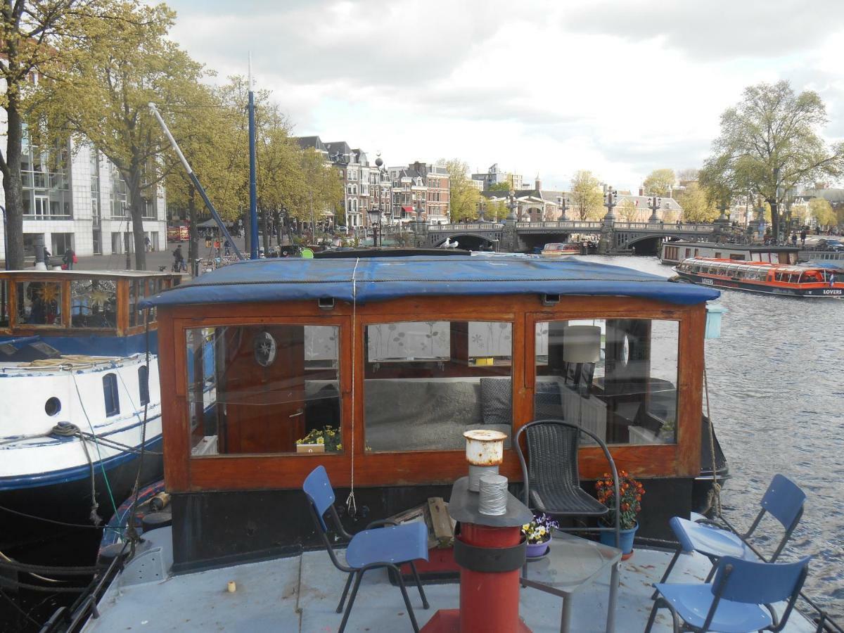 Waterloo Square River Vieuw Houseboat Amesterdão Exterior foto