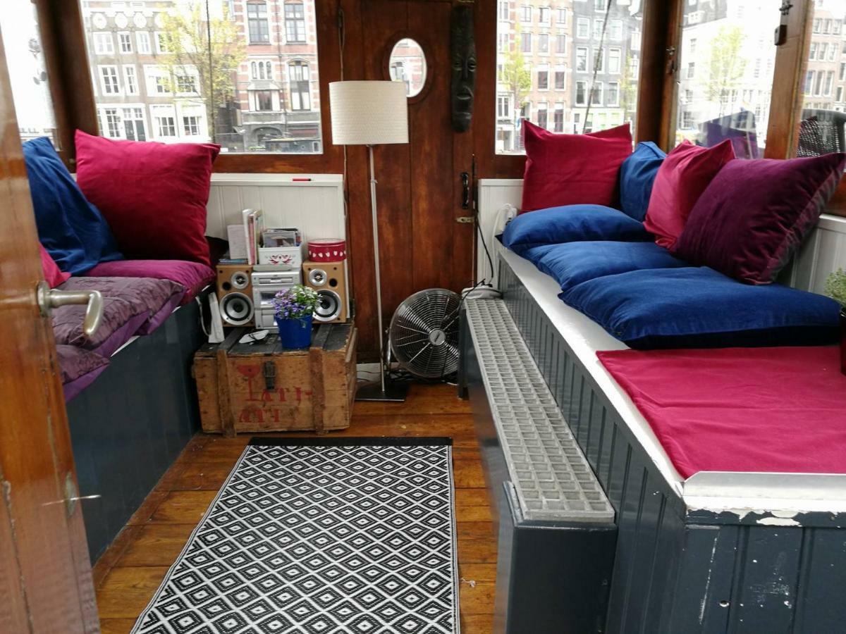 Waterloo Square River Vieuw Houseboat Amesterdão Exterior foto